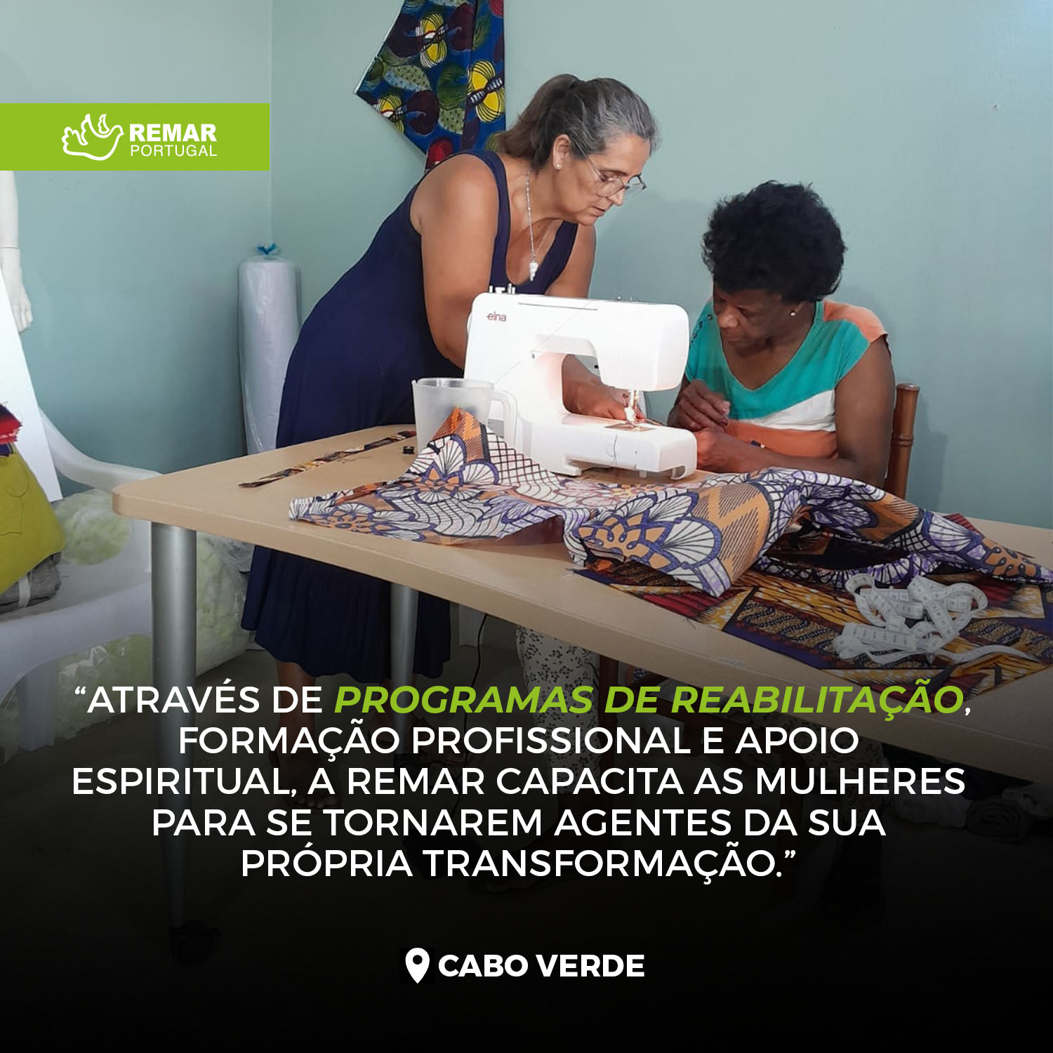 Photograph of REMAR Portugal social work