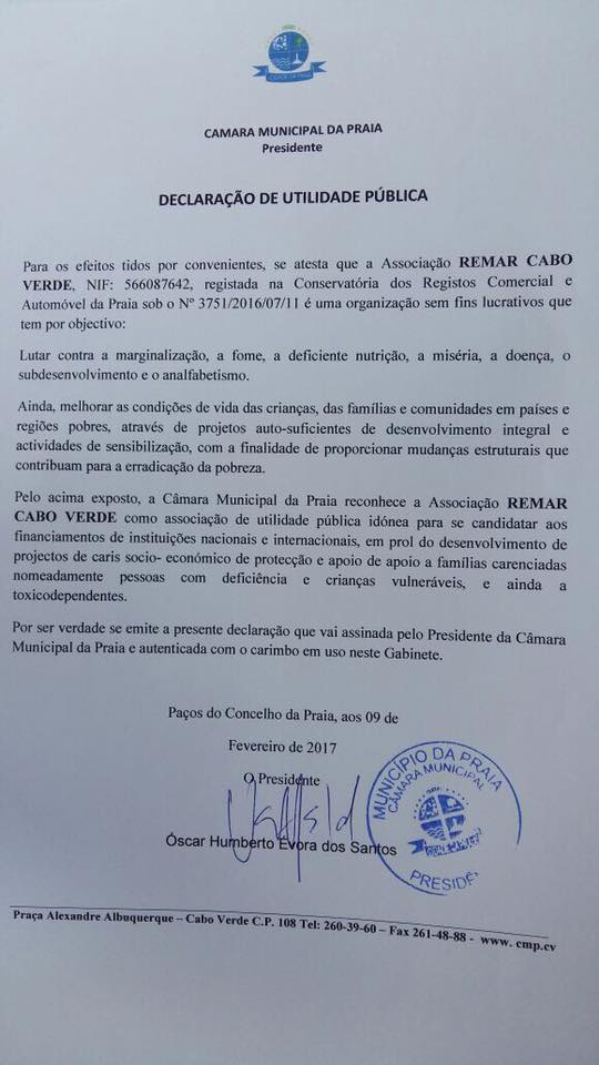 Photograph of REMAR Portugal social work